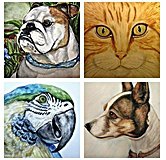 Pam's Watercolor Pet Portraits